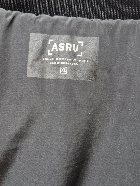 ASRV Black Quilted Bomber Jacket - Picture 7 of 8